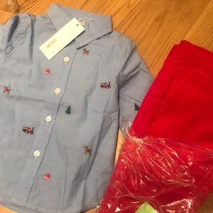 Janie and jack Christmas set